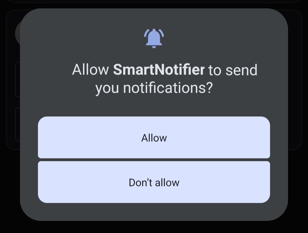 Allow Notification